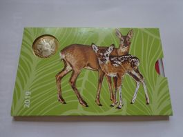 Münzsatz 2019 Reh Stgl - Complet avec carton