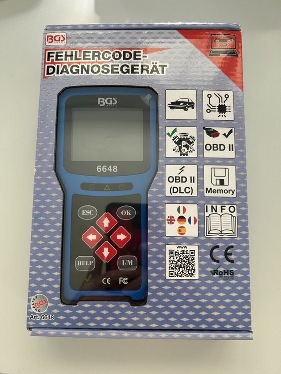 Bgs Fehlercode Diagnosegert 6648null