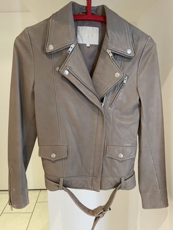 Maje Lederjacke Gr. 38 – echtes Lammleder