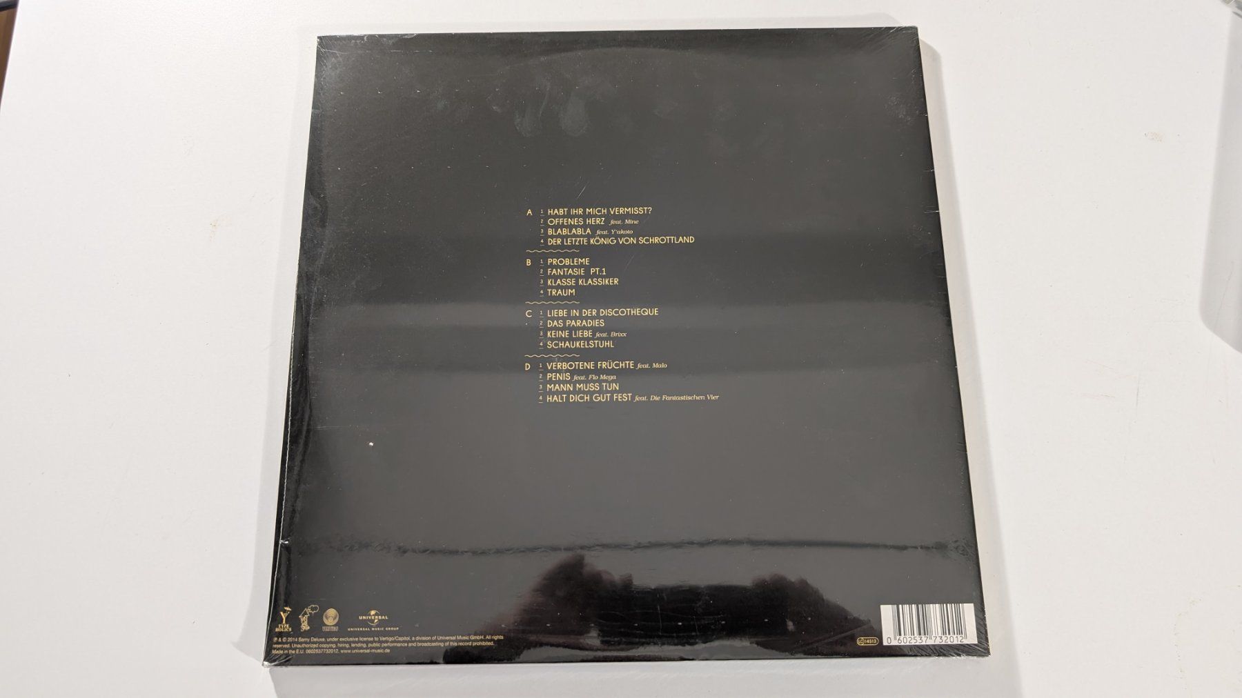 Dischi in vinile: Samy Deluxe - Männlich (2LP) – Nuovo e nell'imballaggio originale da Baar venduto da Arthur_Fooksayk 1