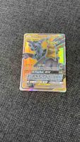 Pokémon Sammelkarte Pikachu und Zekrom GX neuwertig