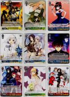 9 diverse japanische Weiss Schwarz Sammelkarten