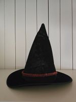 Schwarzer Hexenhut (Kostüm)