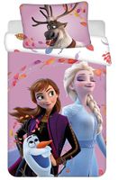 Disney Frozen Kinderbettwäsche Anna, Elsa, Olaf und Sven