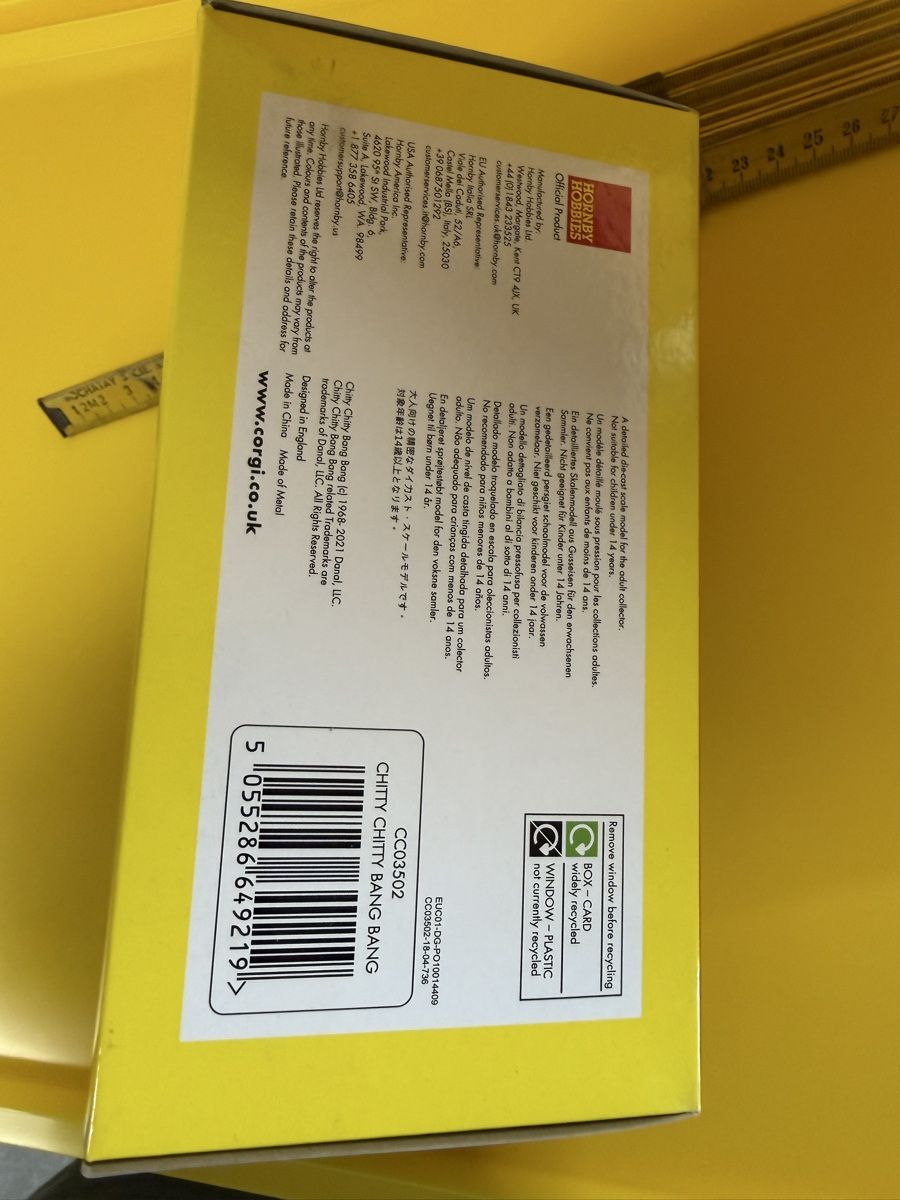 Corgi Toys Modellautos: Corgi Chitty Chitty Bang Bang Modèle échelle CC20302 – Neu und originalverpackt aus Evionnaz von eriba430 2