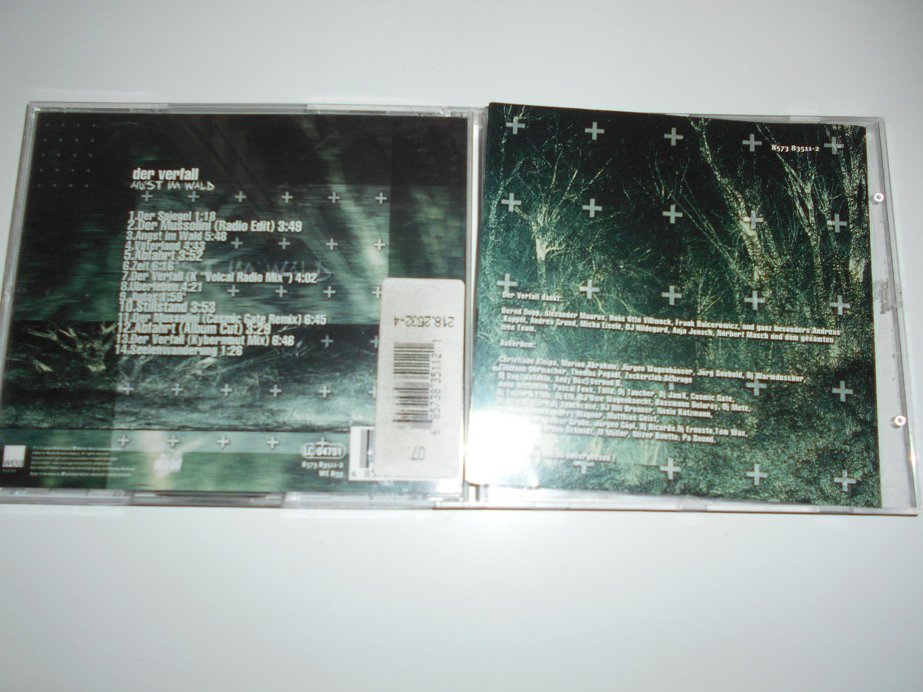 CDs: Der Verfall – Angst Im Wald / 2000 – Gebraucht aus Aarberg von witchhunter01 1