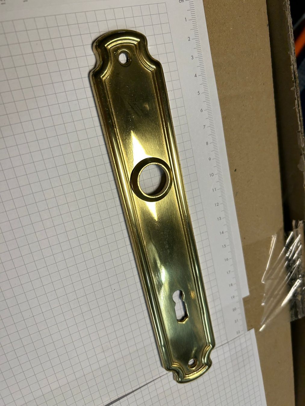 Werkzeuge: Türschild, BB, Messing, 1 Stk. – Neu (gemäss Beschreibung) aus hägendorf von hsh4614