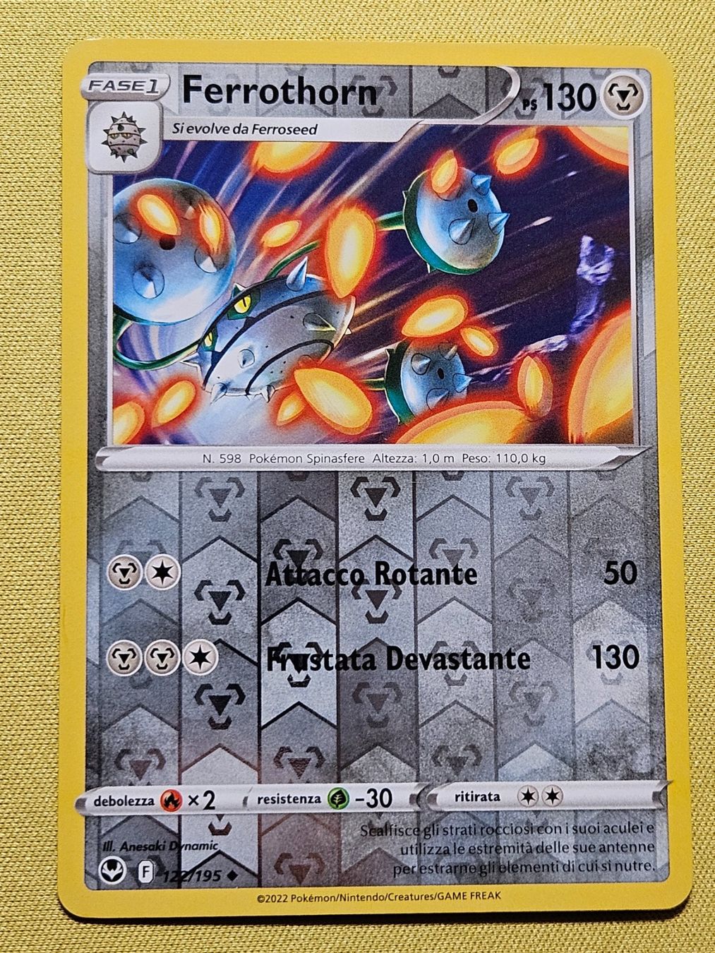 Pokémon Carte collezionabili: Silver Tempest - Ferrothorn 122/195 IT – Usato da Bellinzona venduto da Pokemarco