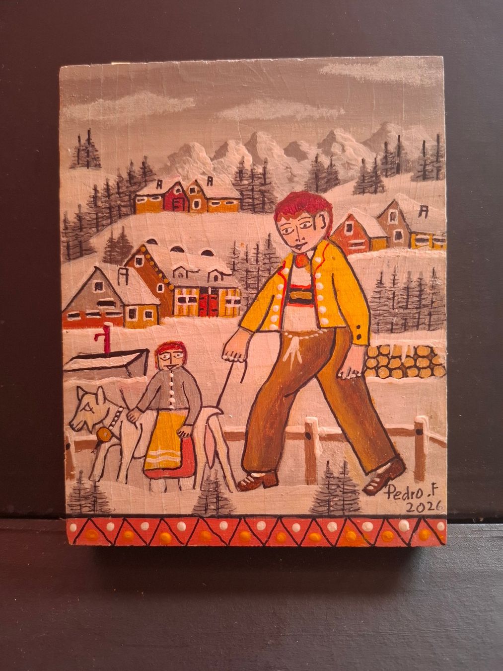 Tableaux: Wunderschöne Winter Mini Bild * 75 – D'occasion à Zürich par Soragno50