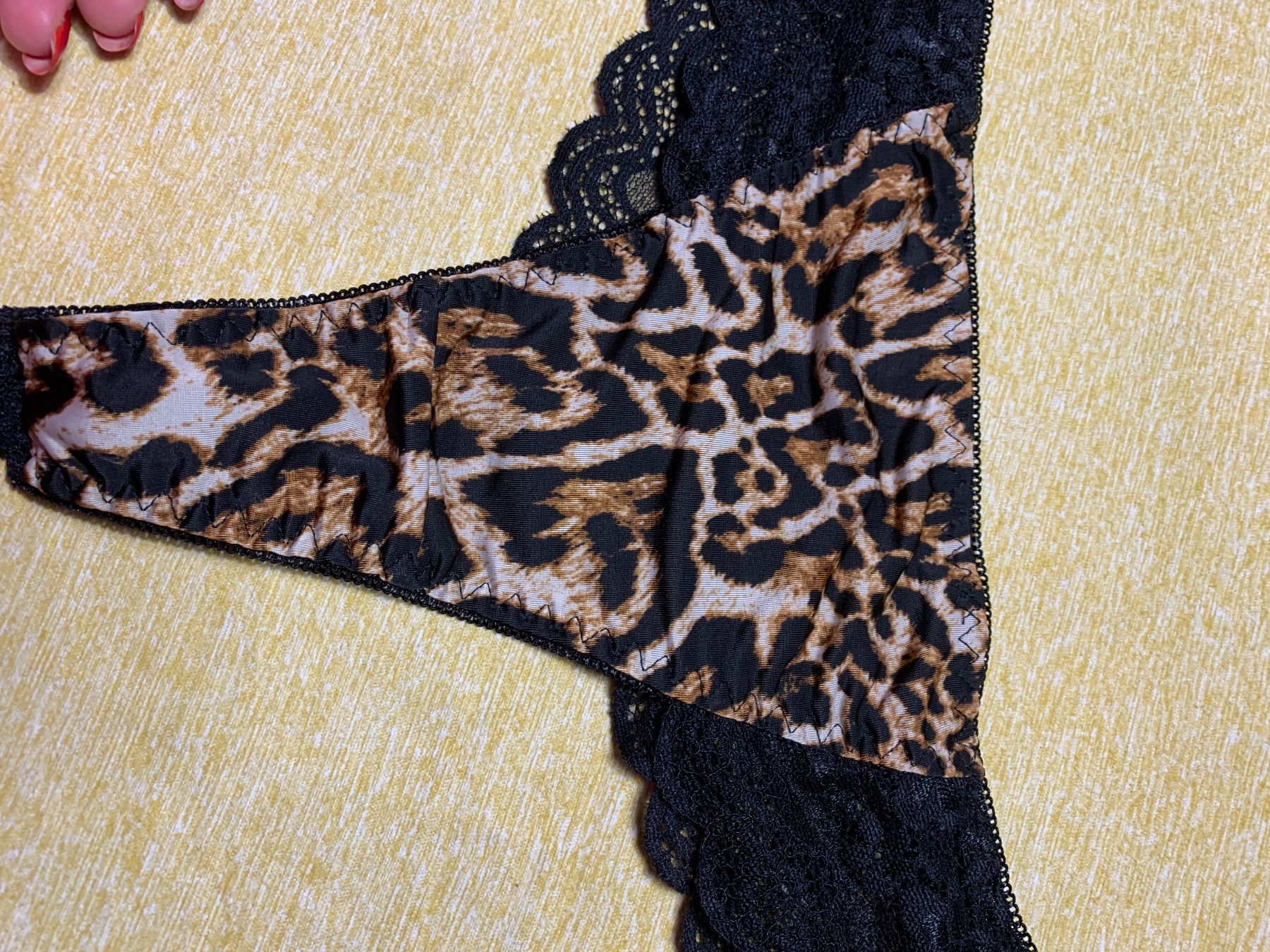 Altra biancheria intima: Tanga leopardata con Pizzo-tgS/M-chic e sexy – Nuovo (secondo la descrizione) da Locarno venduto da Fixed8 3