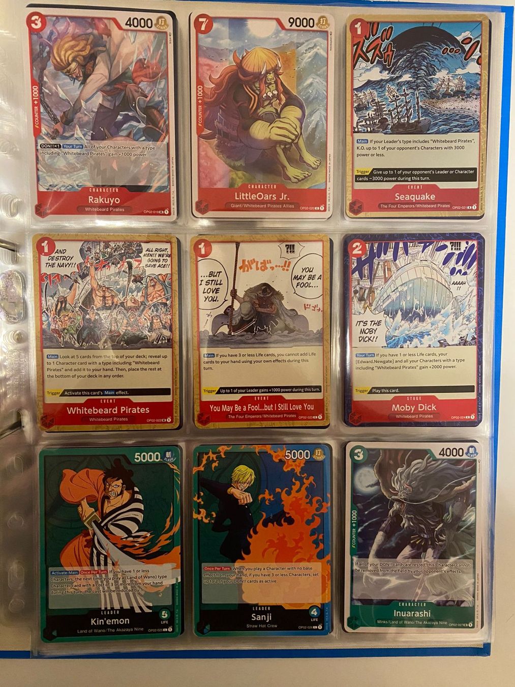Bandai Carte collezionabili: One Piece TCG - Sammlung OP02 Komplett – Nuovo (secondo la descrizione) da Lyss venduto da DeaDiLuna 2