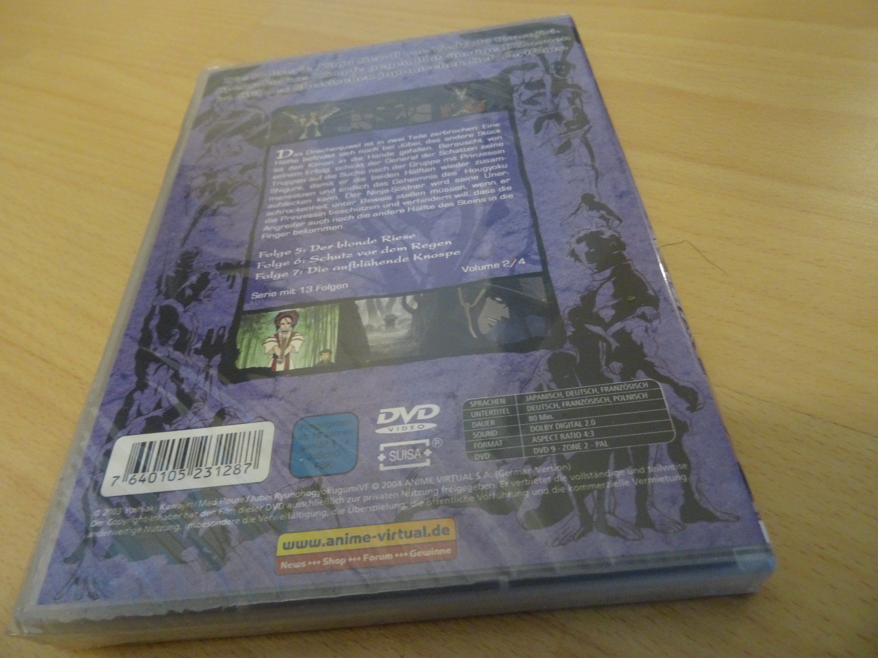 Alle DVDs: Ninja Scroll - Die Serie Vol. 2 DVD NEUWARE – Neu und originalverpackt aus Olten von Disc-Verkauf 1
