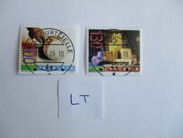 Voll Letzttagsstempel der Poststelle 2852 Courtètelle JU