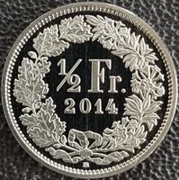 50 Rappen 2014 stgl. / aus Münzsatz