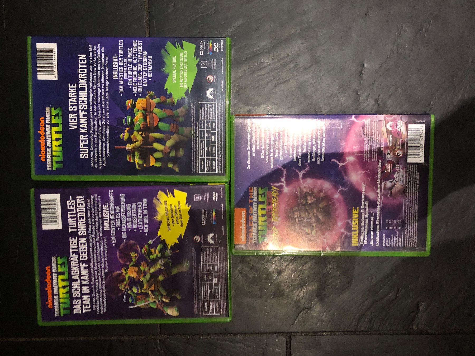 Tutti i DVDs: 3x Coole turtles dvds.. – Usato da Niederglatt ZH venduto da Ghostino12 1