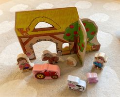Bauernhof aus Holz 9-teilig
