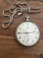 Omega Taschenuhr mit Kette gebraucht