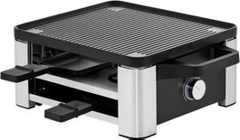 Raclette Käse Grill 4 Personen 870 W Edelstahl Antihaft