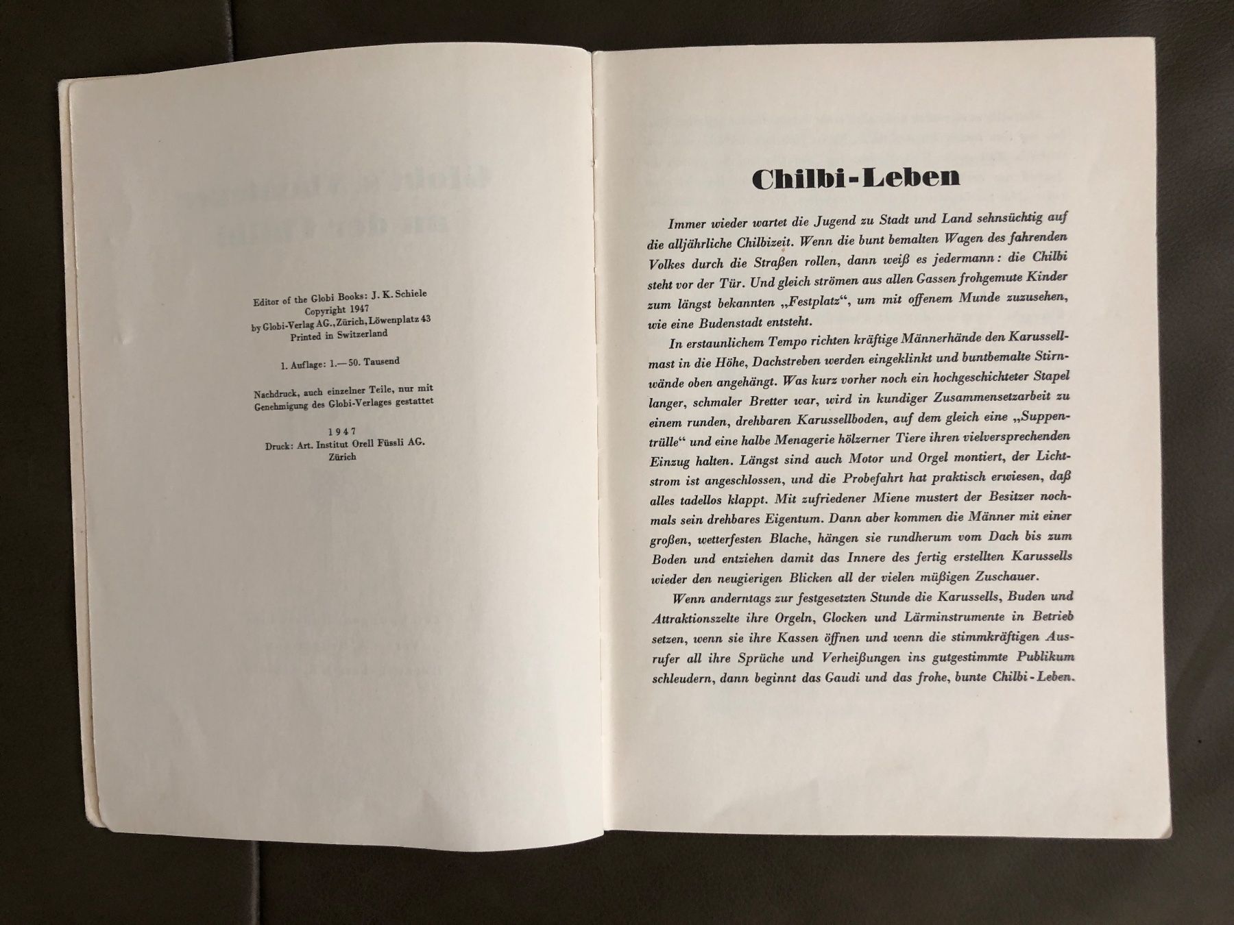 Bücher: Buch Globi's Abenteuer 1. Auflage – Gebraucht aus Nunningen von anclaudia 1