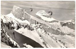 Leysin - Gondelbahn mit Tours d'Aï