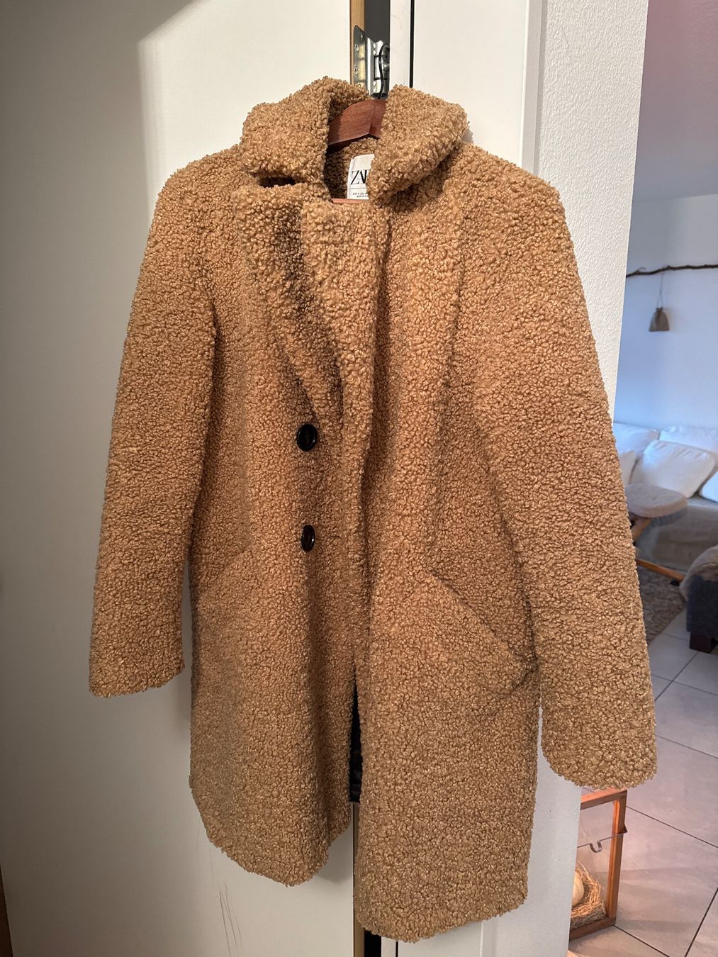 Zara Cappotti: Mantel ZARA Gr. 40 camelbeige – Usato da Baar venduto da 001loulou