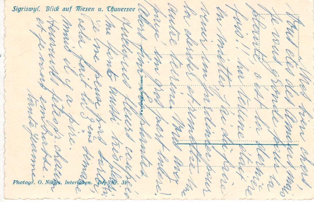 Cartoline postali: Sigriswyl – Usato da Wolhusen venduto da Curver9 1