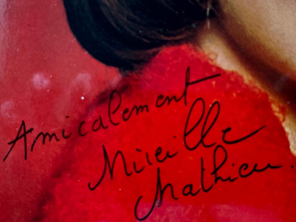 Dischi in vinile: Mireille Mathieu "Die grossen Erfolge" - LP signiert – Usato da Zürich venduto da Alot16 1