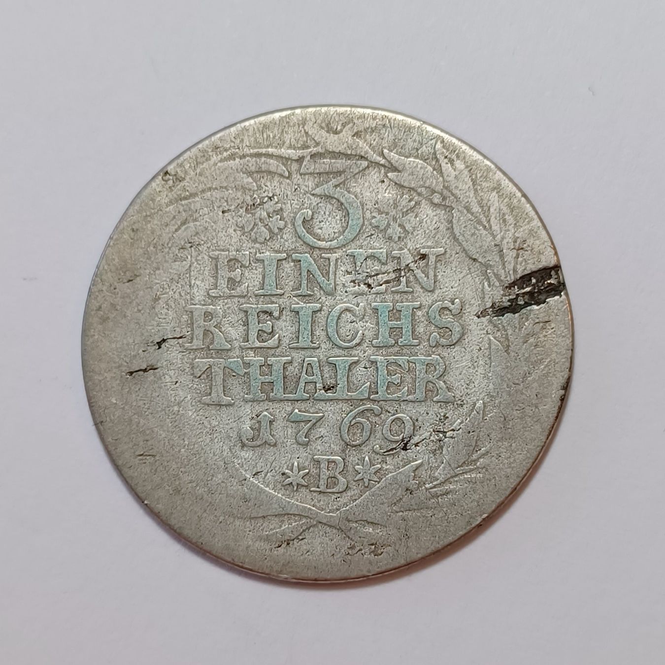 Alle Münzen: 1/3 Taler 1769 Brandenburg-Preussen s – Gebraucht aus Pfäffikon ZH von Welt_Muenzen 1