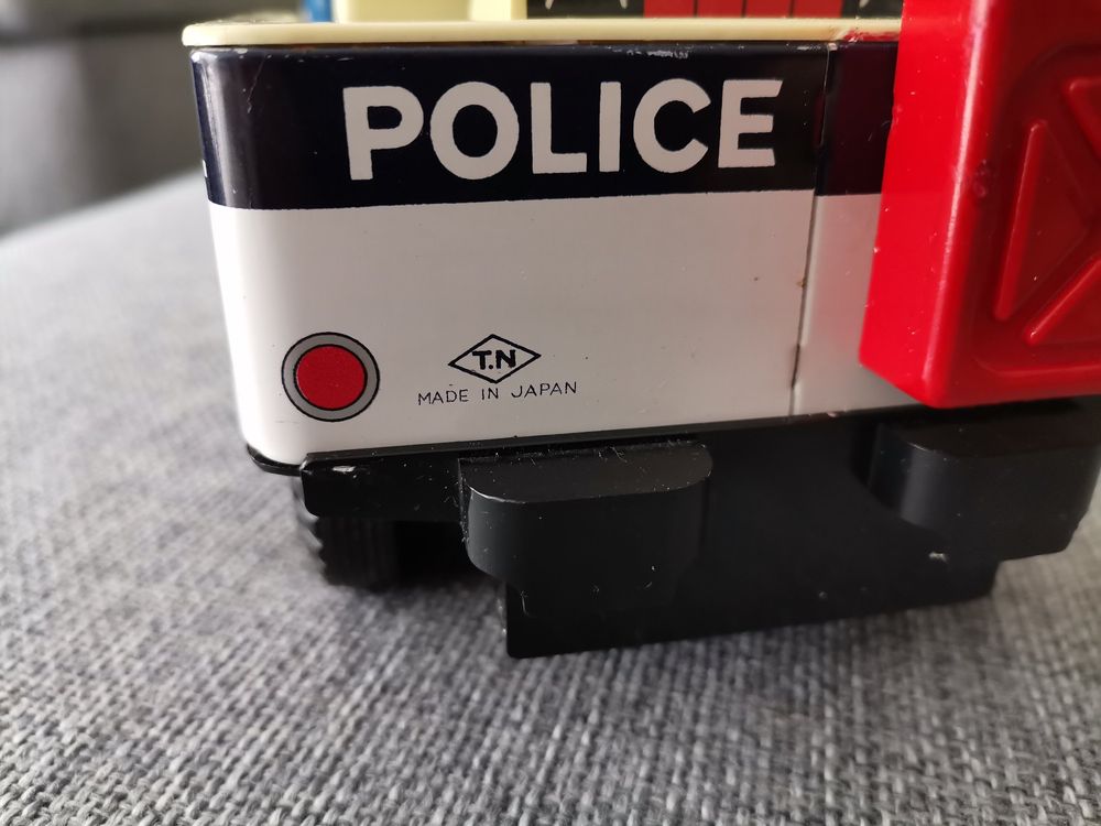 Jeep Police Patrol Nomura Made in Japan jouet en tôle 5