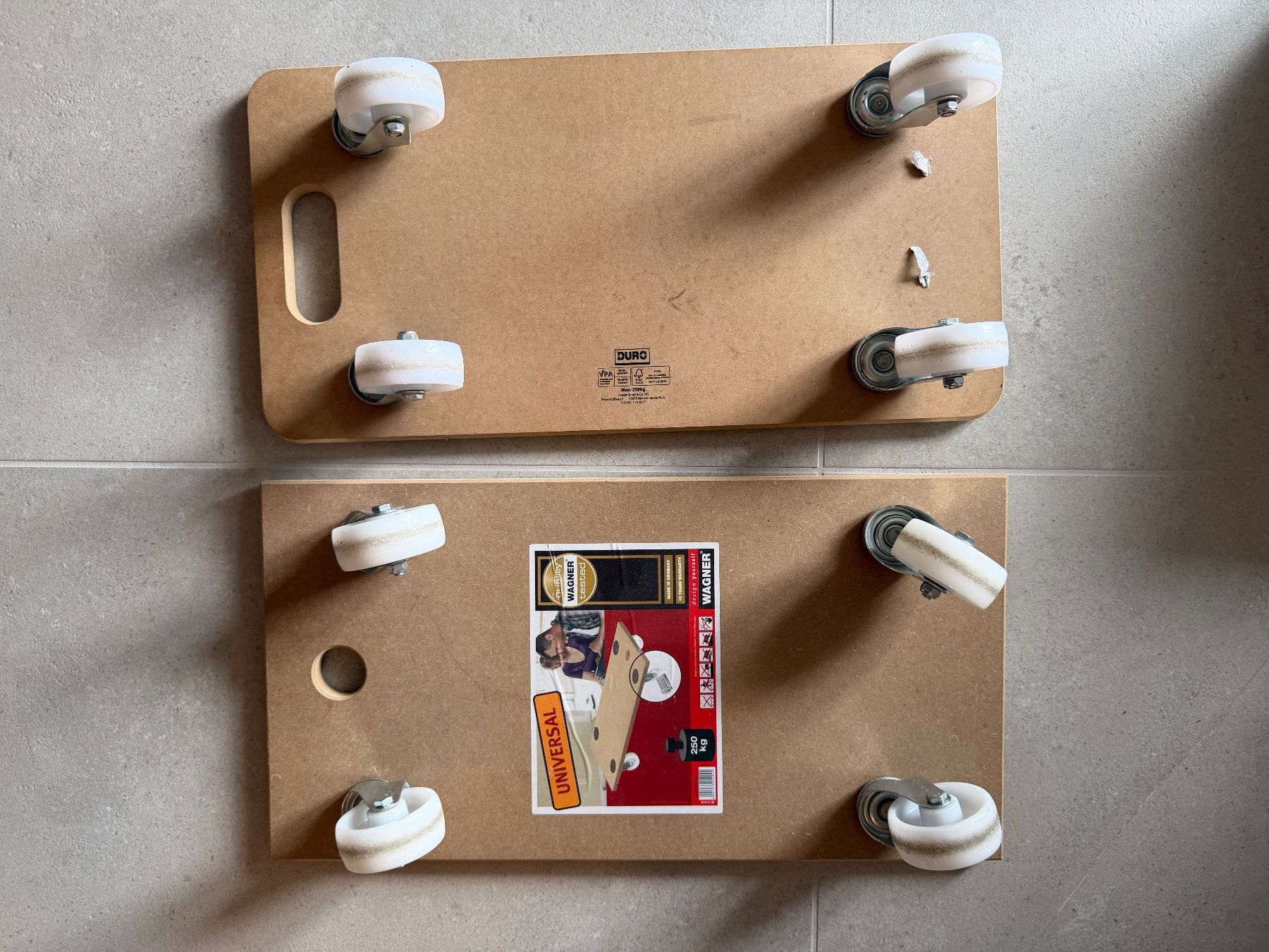 Wagner Altro per stoccaggio & trasporto: 2er-Set Transporthilfen / Rollbretter (Duro & Wagner) – Usato da Aarau Rohr venduto da HappyKoala 1