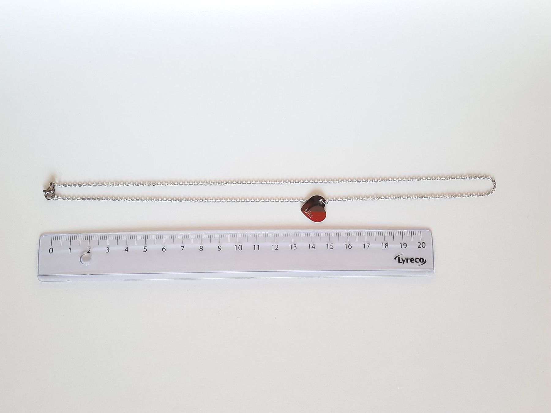 Catenine: Kette mit Anhänger - Herz - Edelstahl - Marke BLISS – Nuovo e nell'imballaggio originale da Schaffhausen venduto da lucaalessandro 1