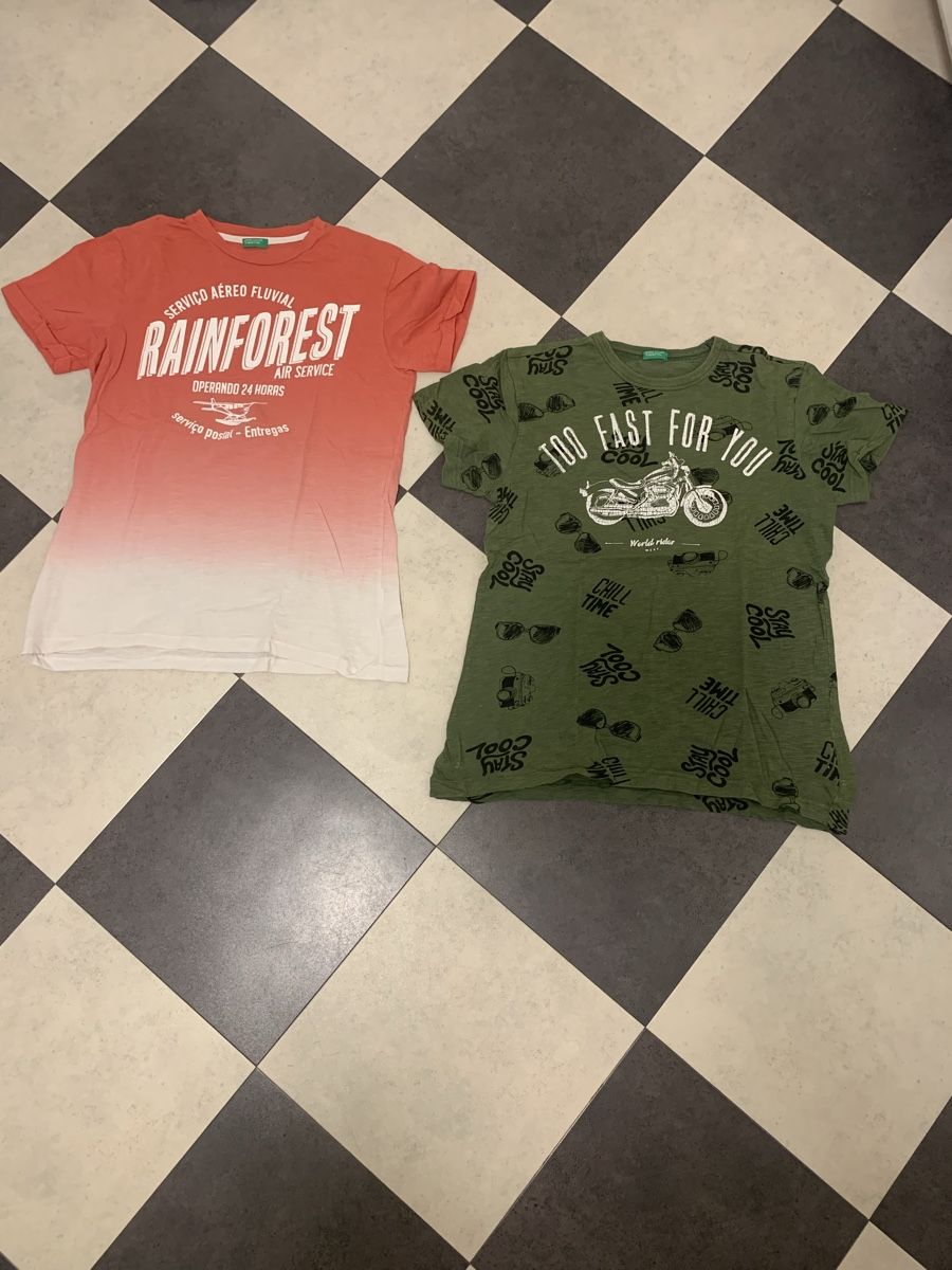 Benetton Camicie, T-shirt & Polo: Zwei Shirts – Usato da Luzern venduto da Boudin03