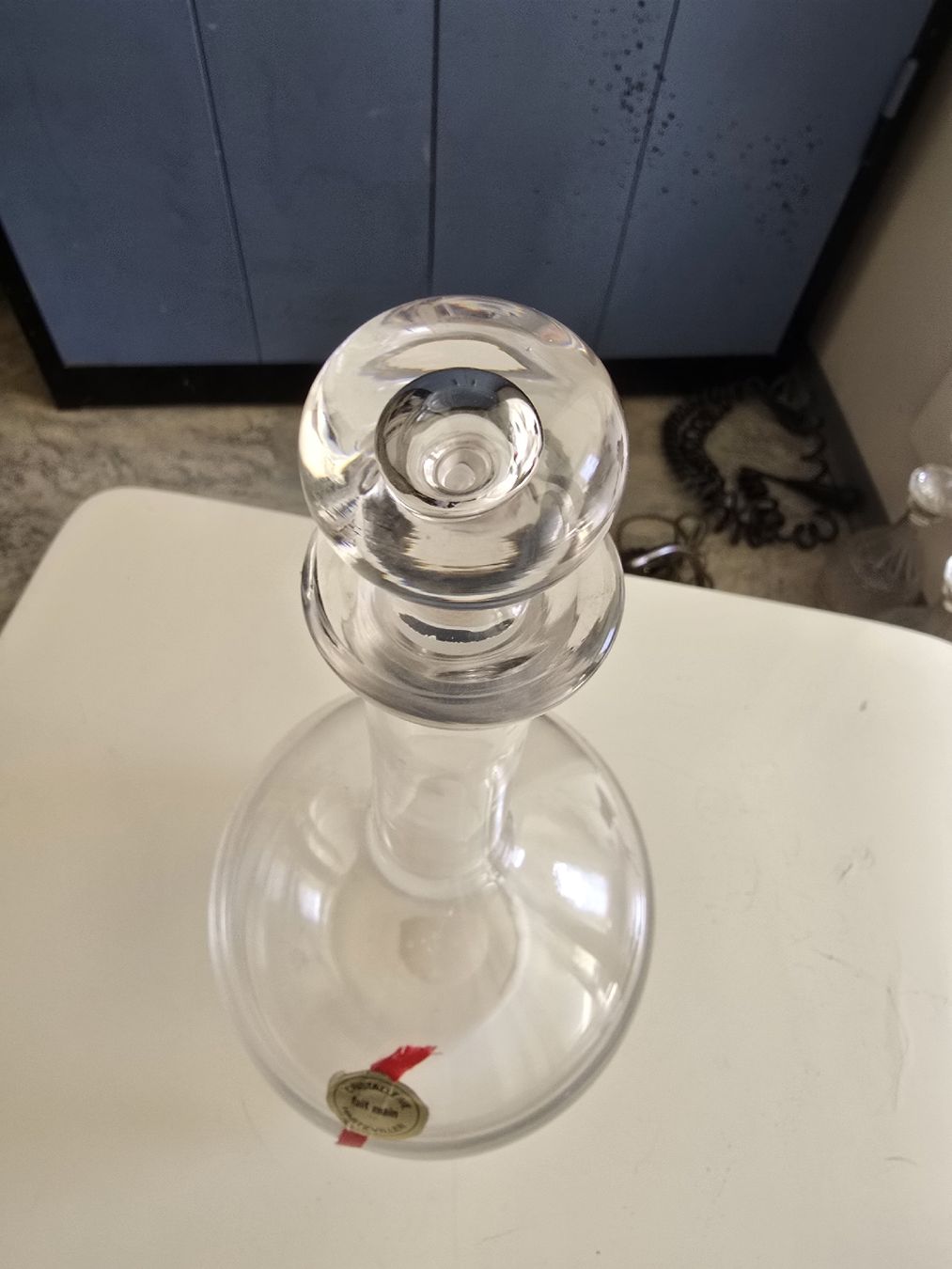Accessoires: Schöne Cristal Glasflasche – D'occasion à Biel/Bienne par alexriveros2 5