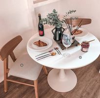 NEU - Esstisch BOCA Weiss 90 cm