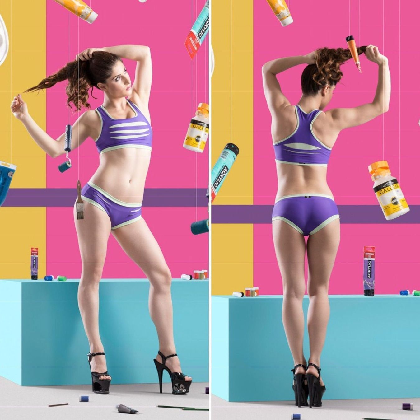 Top: Pole Dance Set Gr. M Top + Shorts NEU! – Nuovo (secondo la descrizione) da Rüfenacht BE venduto da anelesa 2