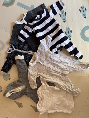 Babykleider-Paket – Petit Bateau & Jacadi – Gr. 3 Monate