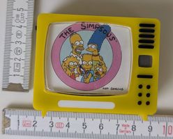 Gelber Simpsons Mini-TV, kultiges Sammlerstueck, Top!