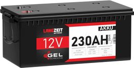 Langzeit Gel Solarbatterie 230Ah 12V