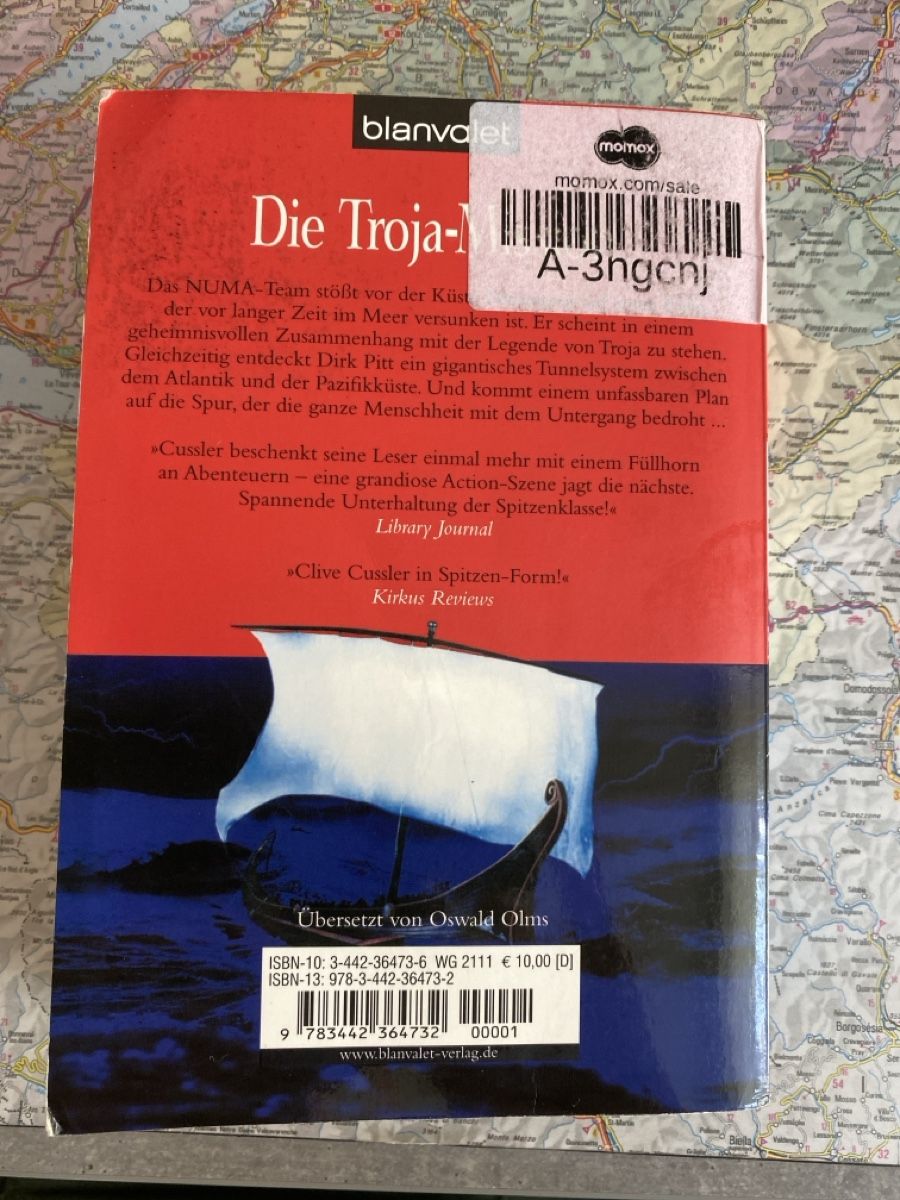 Bücher: Die Troja-Mission Clive Cussler  – Gebraucht aus Büsserach von Gimenez77 3