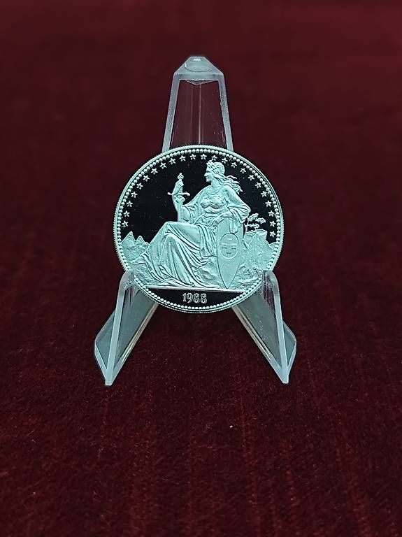 Tutti le monete: 1 OZ Silbermünze Luzern – Usato da Diepoldsau venduto da Unique-Coins 1