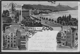 ,Litho Gruss aus Zug , 1901