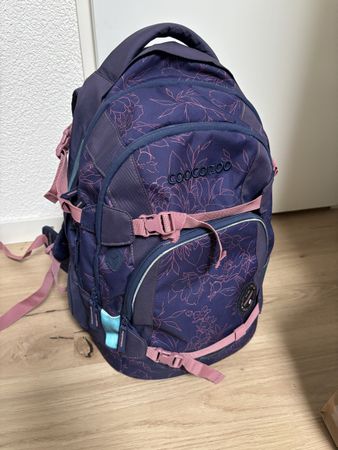 Coocazoo Rucksack Mädchen Lila Blumen - Top Zustand für die 