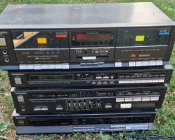 Technics Stereoanlage 4 Teile mit Kassettendeck und CD-Playe
