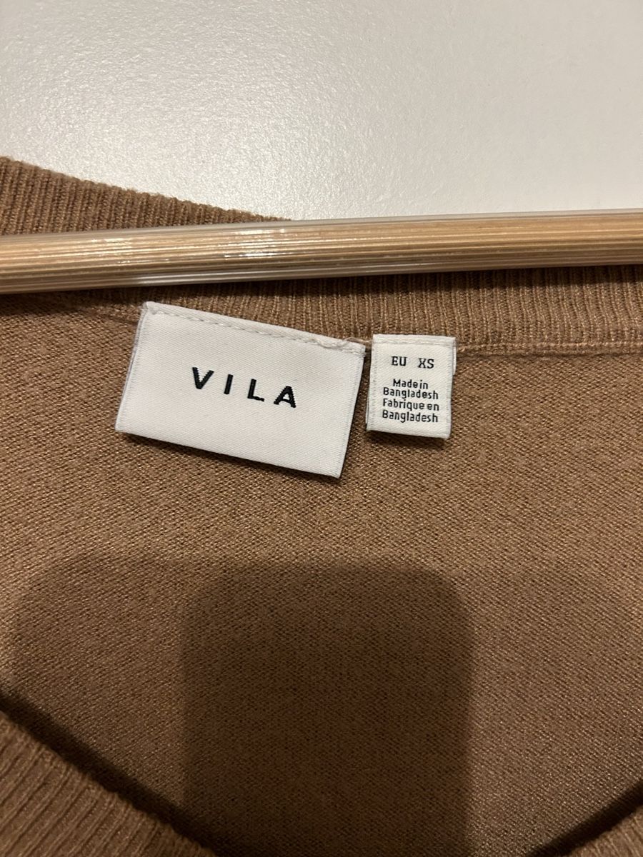 Vila Kleider: Robe beige manche longue taille XS – Gebraucht aus Malleray von Keimy32 2