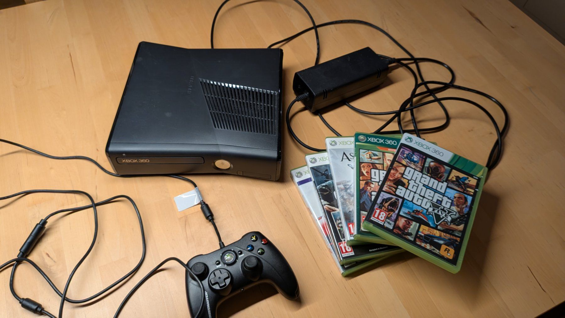 Microsoft Console: Xbox 360 Bundle | 5 Spiele + USB Controller | – Usato da Hinterforst venduto da bem228 7