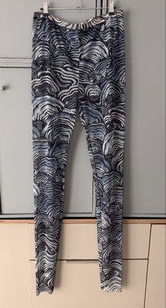 Humanoid Mesh Leggings Zebra Print transparent Stretch