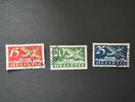 Flugpost F3-F5 gest. (B636)