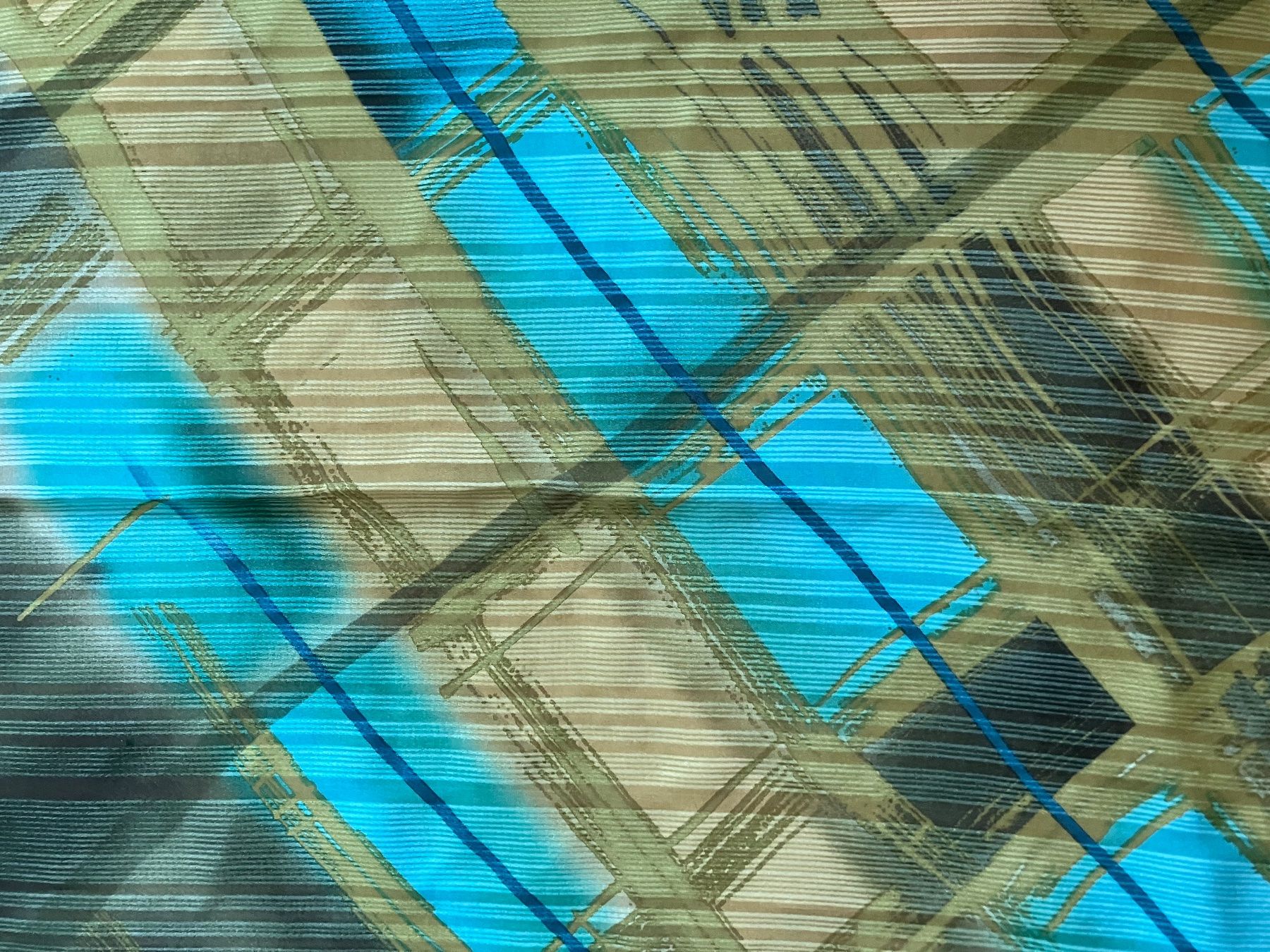 Foulard & Sciarpe: Seide Foulard Schal Grun – Usato da Zürich venduto da Classic_Collection_Zurich 2