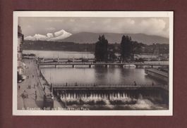 GENEVE - Quai des Bergues - Mont Blanc