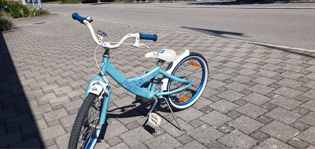 Biciclette: Kinderfahrrad hellblau weiss 20 Zoll – Usato da Sirnach venduto da sbe_pf8v